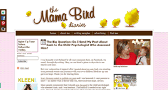 Desktop Screenshot of mamabirddiaries.com
